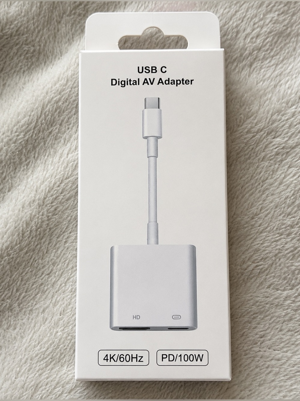 USB-C Digital AV Adapter HDMI 4K 60Hz PD 100W USB-C to HDMI Video Adapter New